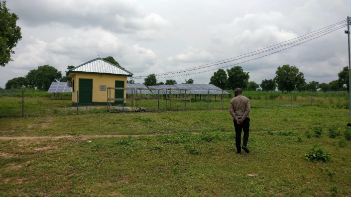 Person in a farm