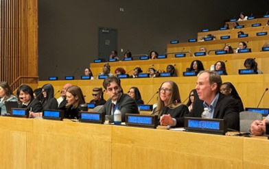 David Ehrhardt at UN event